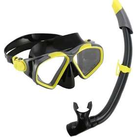 Aqua Lung 191649967172 New Pro-series Adult Silicone Hawkeye Mask Pike Snorkel Set Combo