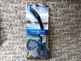 Sc3114012l Aqua Lung Sport Explore Series Mask And Snorkel Adult Set Pro Blue