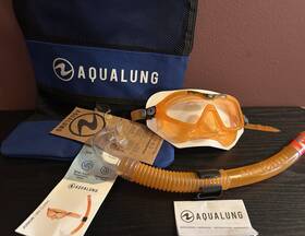 Aqua Lung Sc3190203 Junior Mask Combo Snorkel And Set With Bag