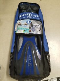 Aqua Lung Sport Adult Hawkeye Snorkeling Set Large