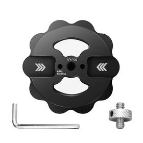 Arnarkok 191170471964 Sunflower Shape Magnetic Phone Tripod 6.5 Cm L X W 0.5 H Black