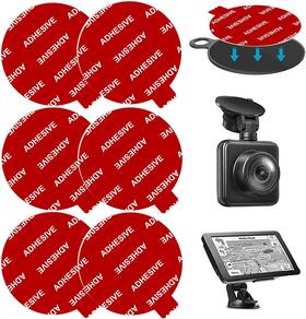 Oulishen-ou6t7dr Azxyi Sticky Adhesive Replacement For Windshield Camera Holder 6pcs Red