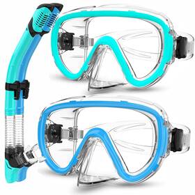 Bairuifu 974590447009 2 Packs Dry Snorkel Mask Set Snorkeling Gear For Adults Scuba Diving Swi Bairuifu 974590447009 2 Packs Dry Snorkel Mask Set Snorkeling Gear For Adults Scuba Diving Swi