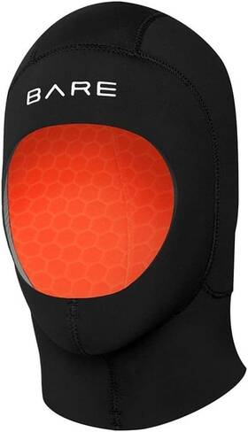 066925blk-05xs Bare 7mm Ultrawarmth Dry Hood Designed To Be Worn Wetsuit Black X-small