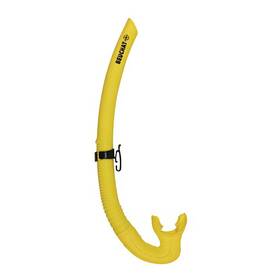 152183 Beuchat Spy Original Yellow Curved Tube Snorkel With Silicon Mouthpiece 152183 Beuchat Spy Original Yellow Curved Tube Snorkel With Silicon Mouthpiece