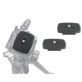 F30920-d2-2 Bgning 2 Pack Quick Release Plate Qr Compatible With Tripod Black