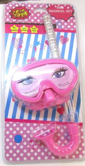 Bh Brand 816952017290 Glam Gear Lifeguard Star Snorkel Set. New