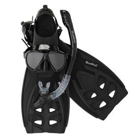 Blue Reef 840014189434 Valiant Snorkeling Set Small/medium Black