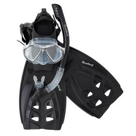 Blue Reef 840014189526 Sentinel Snorkeling Set Small/medium Black