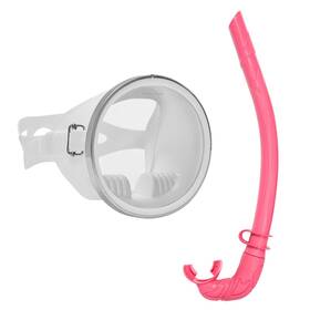 Blrrsomwhk3 Blue Reef Stern Oval Rose Freediving Mask And Snorkel Set