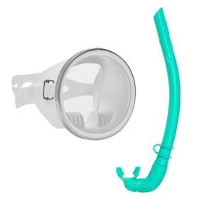 Blrrsomwhk6 Blue Reef Stern Oval Sea Green Freediving Mask And Snorkel Set