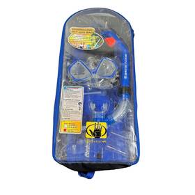 Body Glove 630675005088 Snorkeling Set Adult Male L / Xl 9-13 Silicone Flippers Snorkel Nib