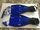 Body Glove Adult Size Meridian Snorkel Set Swim Mask Fins
