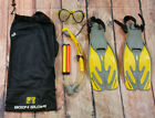 Body Glove Expanse Iii Scuba Dive Flippers Mask Snorkel Snorkeling