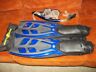 Body Glove Snorkel Amaze Goggles Snap Fins And Carry Bag