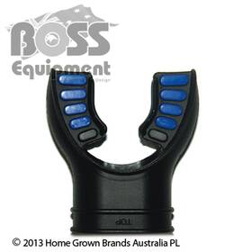 3400051 Boss Equipment Regular Silicone Mouthpiece Black/blue