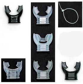 340006 Boss Equipment Regular Silicone Mouthpiece Black