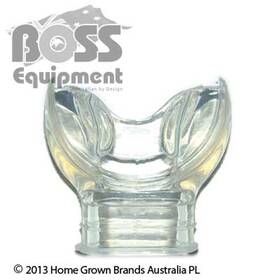 3400061 Boss Equipment Comfort Regular Silicone Mouthpiece Clear 3400061 Boss Equipment Comfort Regular Silicone Mouthpiece Clear