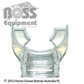 3400065l Boss Equipment Regular Silicone Mouthpiece Clear - Large