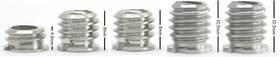 D5-smt Brand Desmond 1/4 Inch To 3/8 Convert Screw 5 Pack 3 Different Lengths Adapter Set