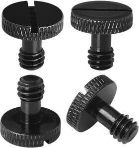 43716-csp-4 Brand Luorng Camera Screw 4pcs 1/4 Slotted For Ttripod Quick Release