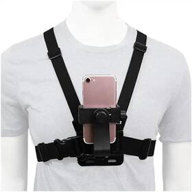 Ks-230629-4 Brand Shenzhen Kasin Technology Company Adjustable Elastic Belt Body Mount Chest Strap Harness With J Hook Black