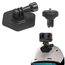 Buziba 753252265504 Helmet Adhesive Sticky Mount Curved Base Kit For Dji Black