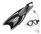 Ca219335 Cressi Long Blade Elastic Fin Set