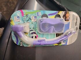 481240.hbbl.bl Calypso Dry Silicone Deluxe Mask Snorkel Combo Head Snorkeling Top Adult