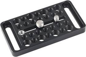Camvate 757277492099 Multipurpose Cheese Plate With 1/4 Inch And 3/8 Thread Screw For Black