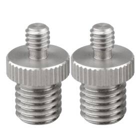 C1571 Camvate 1/4 Inch Male To M12 Double-end Screw Adapter For Dslr Rig 2 Black C1571 Camvate 1/4 Inch Male To M12 Double-end Screw Adapter For Dslr Rig 2 Black