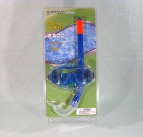 137810 Cayman Swim Mask And Snorkel Set One Size Kids Age 4 New Sealed