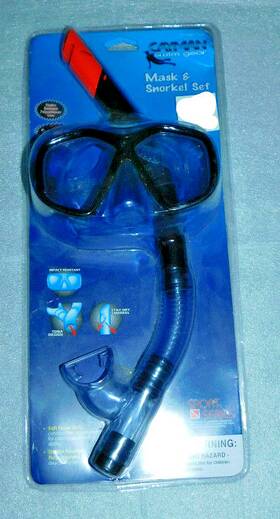 41679 Cayman Swim Gear Mask Snorkel Set Youth Adult Sport Series Dive Vacation Beach