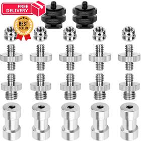 1369 Chromlives Camera Mount Screw 1/4 To 3/8 Tripod Inch 1369 Chromlives Camera Mount Screw 1/4 To 3/8 Tripod Inch