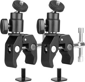 3216635314 Chromlives Camera Clamp Mount Ball Head Monitor
