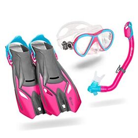 Cobalt Komodo Kids Snorkel Set Anti-leak Mask Dry-top