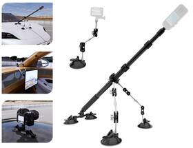 Qc-01 Cofry Suction Cup 360 Car Mount Kit Adjustable Camera With Black
