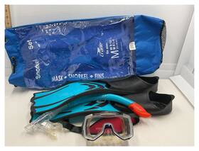 B-101-21292-03 Crane B-101-21292-03/i Snorkel Set Mask Fins Size M