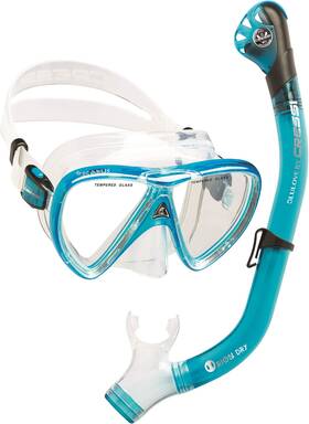 Cressi 022983980805 Ikarus And Orion Dry Translucent Aquamarine