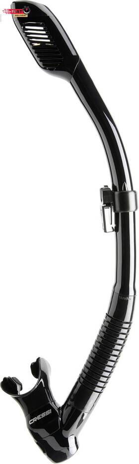 Cressi 313111723752 Adult Diving Dry Snorkel With Splash Guard And Top Valve - Supernova