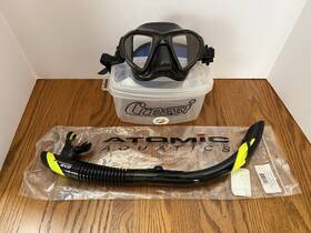 365050 Cressi Nano Ds Mask And Atomic Aquatics Snorkel