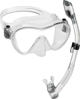 Cressi 810026085529 Italian Boutique Collection - Tempered Glass Lens Frameless Scuba Snorkeling