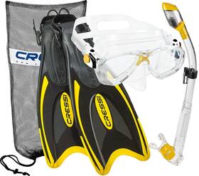 Cressi 810026087431 Italian Design Premium Tempered Glass Lens Scuba Snorkel Mask Dry P