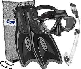 Cressi 810026087455 Italian Design Premium Tempered Glass Lens Scuba Snorkel Mask Dry