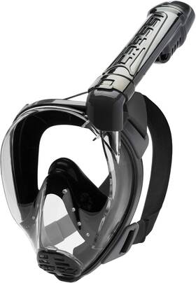 Cressi 810026123467 Baron Full Face Snorkel Black/black Medium-large
