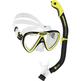 Cressi 843607597555 Ikarus And Orion Adult Mask Snorkel Combo Black/yellow