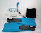 Cressi Clio Full Foot Fin Mask Snorkel Carry Bag Case