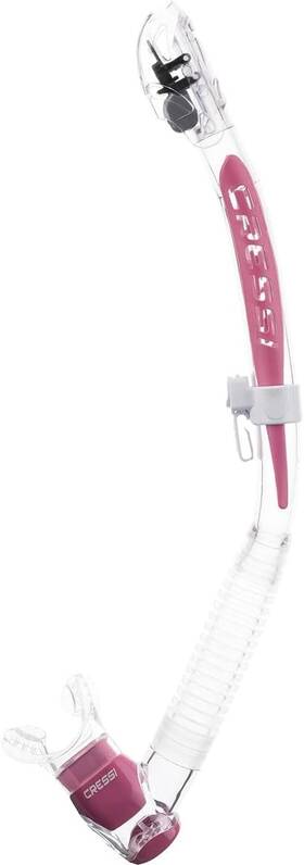 Es290020-es290158 Cressi Itaca Ultra Dry Snorkel Clear/pink