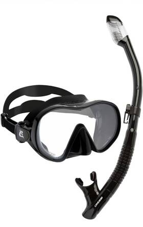 Ms108 Cressi F-dual Mask And Tao Dry Snorkel Ms108 Cressi F-dual Mask And Tao Dry Snorkel