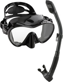 Cressi Scuba Diving Snorkeling Kit Freediving Mask And Dry Snorkel F1 Supern